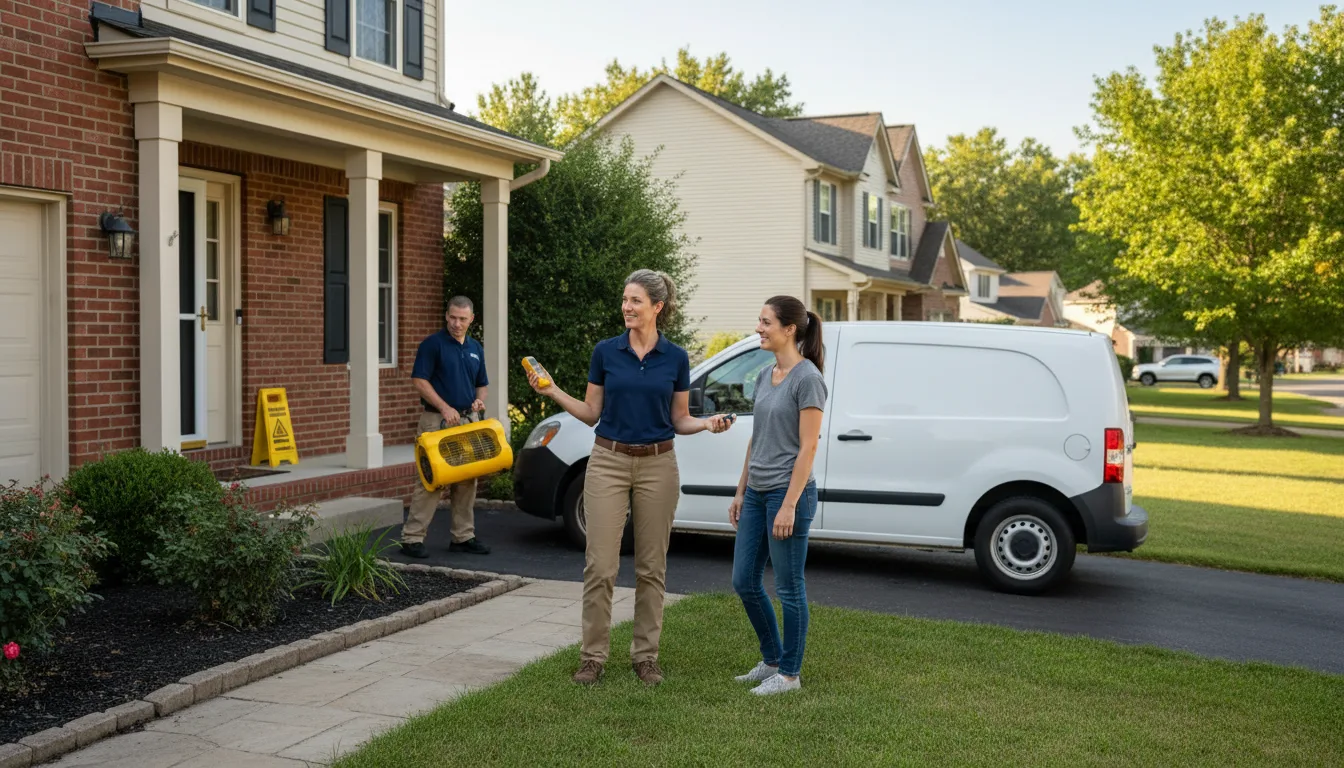 Water restoration image for Dehumidification And Cleanup Services in Allentown, NY